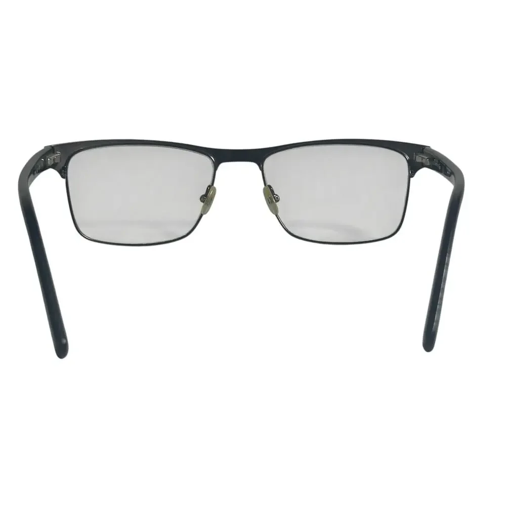 Lacoste L2198 Eyeglasses Black Semi Rim Rectangular 55-18-145 unisex